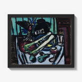 Still Life with Chianti Bottle and Celery by Max Beckmann - thumbnail_1_bf_6687378d31d64838678de4de